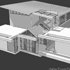 modern architecture 3D concept design render